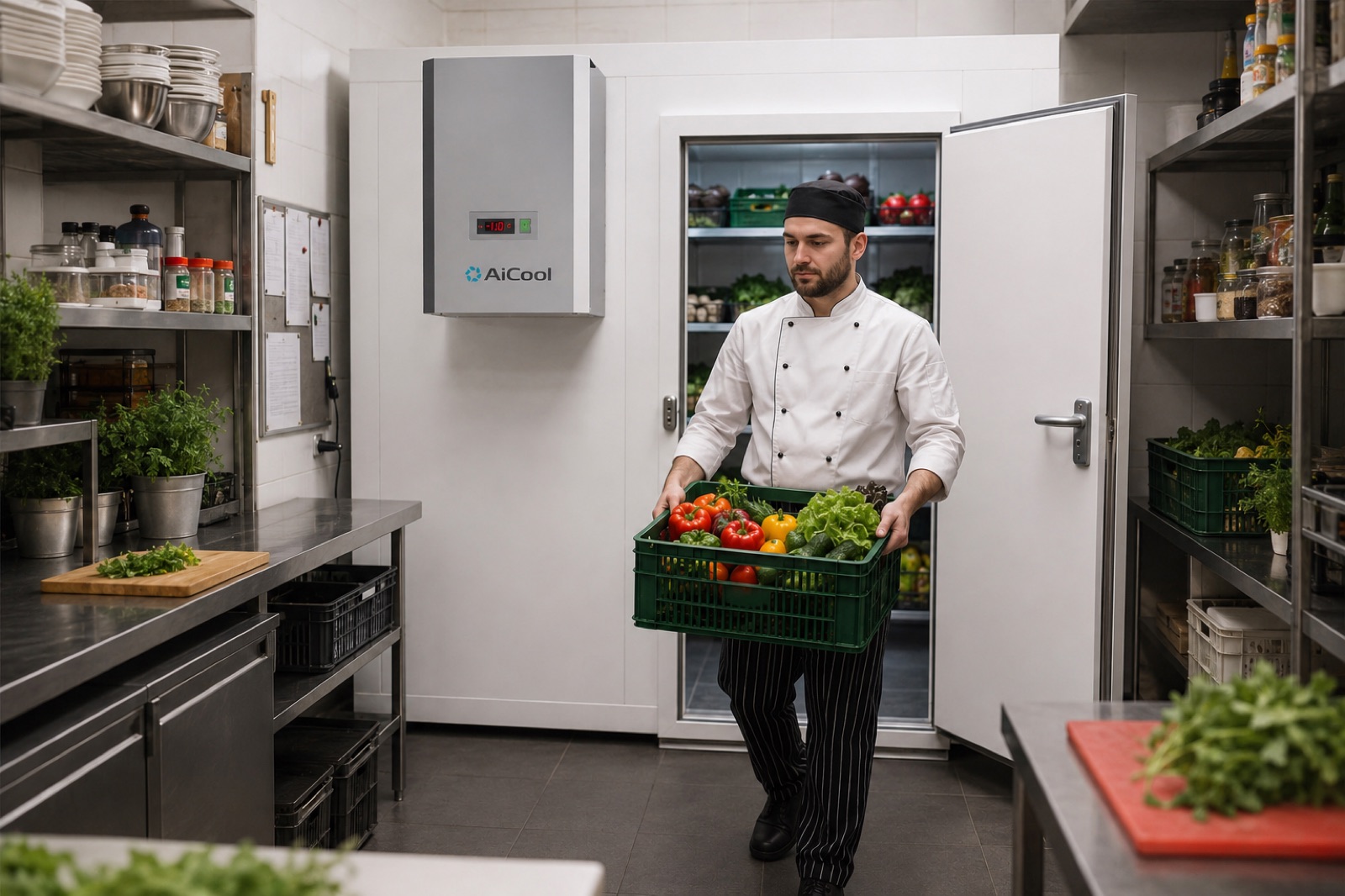 Komory do przechowywania produktów w restauracjach